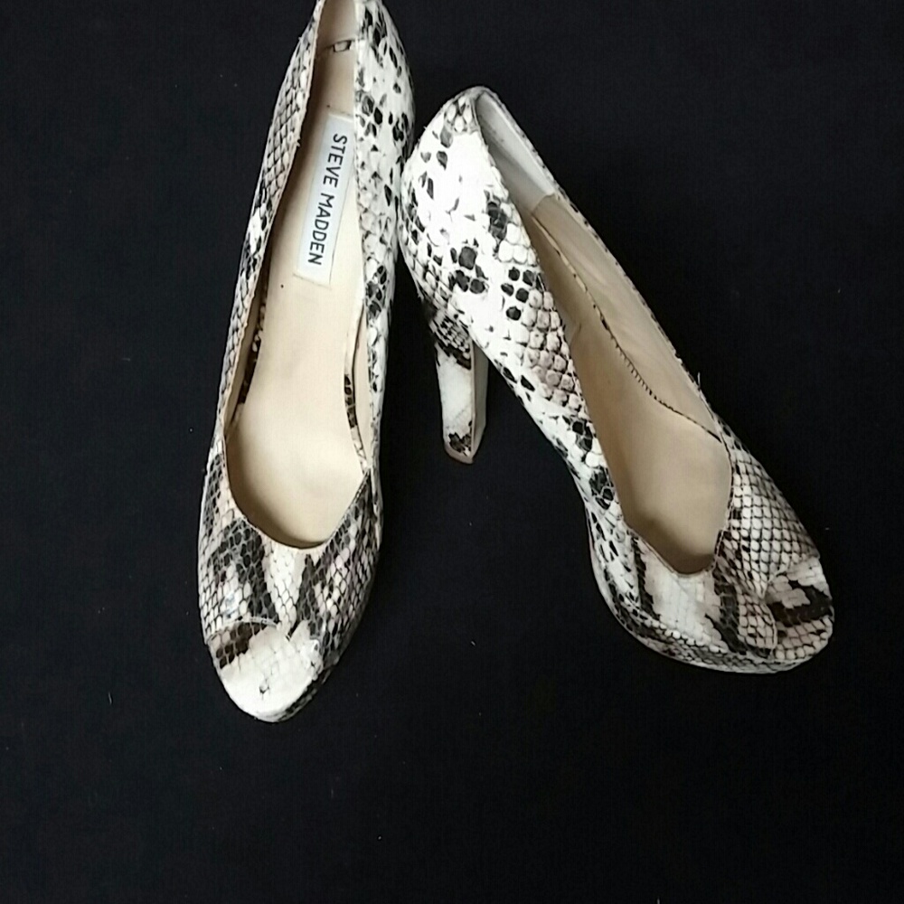 Steve Madden, p-Rossi, size 8, snake shoe